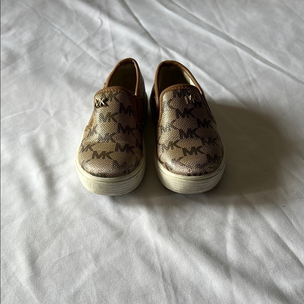 Michael Kors Tan Slip-On Sneakers